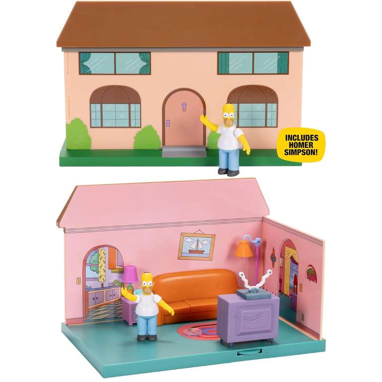 The Simpsons Living Room Playset, 2.5-Inch Scale