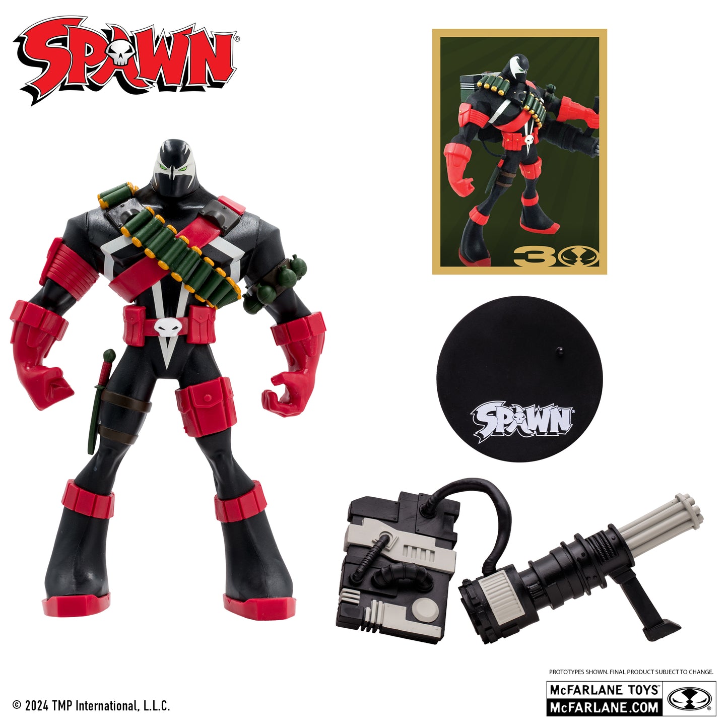 McFarlane Toys 30th Anniversary SPAWN COMMANDO 7" Action Figure